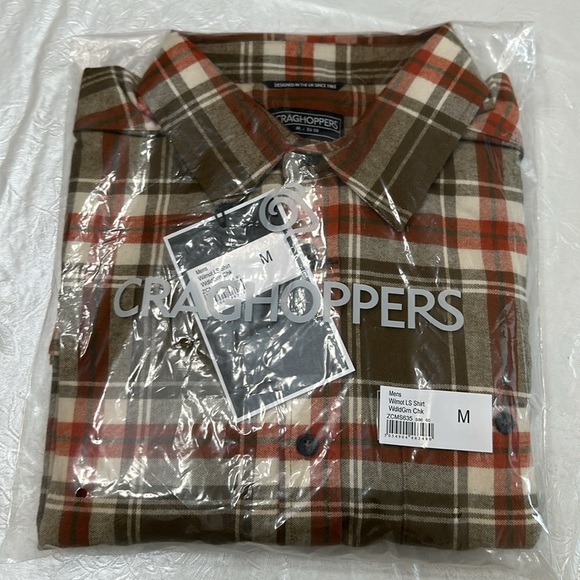 Craghoppers WILMOT Long Sleeve Shirt - Woodland Green Check - Picture 14 of 15